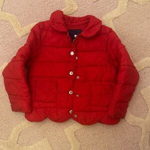Jacadi Cherry Red Kids Puffer Jacket